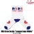 COOKMAN Rib Crew Socks League Logo White 233-51835画像