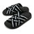 MALIBU SANDALS ZUMA LX MESH BLACK/SILVER/BLACK MS023001画像