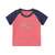 X-girl RHINESTONE ROMAN TYPE LOGO RAGLAN S/S BABY TEE 105252011029画像