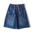 Subciety Denim bermuda pants 150-02022画像