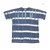 DUBBLE WORKS lot.35001TB SHORT SLEEVE TIE DYE BORDER Tee画像