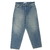 JOHNBULL 13.5オンスデニムワイドテーパードジーンズ ユーズド JM243P02-015画像