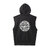 X-girl DISTRESSED CIRCLE LOGO ZIP UP SWEAT VEST 105253021009画像