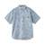 X-girl FACE LABEL LIGHT DENIM S/S SHIRT 105253014001画像