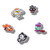 crocs JIBBITZ HKF HALLOWEEN 5 PACK 10015851画像