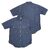 FREEWHEELERS MOTOR PSYCLONE GARAGE SERIES “Peace Valley” SHORT SLEEVE SHIRT INDIGO 2523005画像
