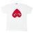 PLAY COMME des GARCONS REVERSE HEART TEE AX-T346-051画像