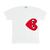 PLAY COMME des GARCONS SIDEWAYS HEART TEE AX-T345-051画像