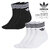 adidas 3-STRIPES ANKLE SOCKS 3P DVP88画像