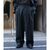 NONNOTTE Shadow Herringbone Flannel Draping 5-Tuck Wide Trousers N-25A-038画像