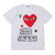 PLAY COMME des GARCONS MULTIPLE HEART TEE AX-T280-051画像