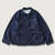 POST OVERALLS #3133W-8DI POST 46-W : 8oz. denim x stripe shirting indigo 3133-8DI画像