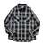 BIG MIKE HEAVY FLANNEL SHIRTS -BLACK×OFF- 102535106画像