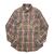 BIG MIKE HEAVY FLANNEL SHIRTS -GRAY&times;YLW&times;RED- 102535107画像