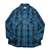 BIG MIKE HEAVY FLANNEL SHIRTS -B.GRY&times;BLK- 102535104画像