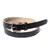 INTERIM 25mm TIGHT BLACK OAK BARK LEATHER BELT IT25A547画像