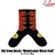 COOKMAN Rib Crew Socks Afterburner Black Red 233-53955画像