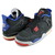 NIKE AIR JORDAN 4 RETRO RARE AIR blk/fire red-deep royal blue FV5029-003画像