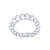 CRIMIE LINK CHAIN GRADATION SILVER BRACELET CR1-02C1-JW06画像