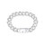 CRIMIE LINK CHAIN SKIN SILVER BRACELET CR1-02C1-JW05A画像
