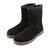 BIRKENSTOCK UPPSALA ZIP SHEARLING BLACK | SUEDE-LEATHER 1030242画像