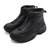 HUNTER INTREPID WANDERER ANKLE ZIP SNOW BOOT BLACK UFS7118WWU-BLK画像