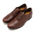 TRAVEL SHOES by chausser TR-004 WING TIP SHOES DBR-TN画像