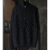 INTERIM WOOL SILK CASHMERE DEADSTOCK YARN DOUBLE RIB HALF ZIP KNIT IT25A149画像