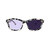 EVILACT CYCLONE frost dalmatian / color photochromic purple lens EAE25-01-15画像