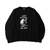 BARNS Azuma Drop Needle Ribbed Crewneck Print Sweatshirt I'M LOST BR-25437画像