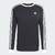 adidas Originals 3 Stripes L/S Tee Black KE3546画像