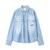 AVIREX WOMAN DENIM SHIRT WITH GRAFFITI PRINT 7836120601画像