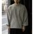 NONNOTTE Hard Twist Balance Jersey Drape U Pullover with Cuff Sleeve N-26S-093画像