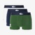 LACOSTE 3Pack Side Print Stretch Cotton Trunk Short 5H1291-10画像
