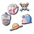 crocs JIBBITZ ONE PIECE LUFFY 5PACK 10018775画像