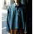 INTERIM BLUE SHUTTLE DENIM HYPER BIG SINGLE NEEDLE US ARMY PULLOVER JACKET IT26S079画像