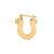 CRIMIE LETTER RIBBON HORSE SHOE PIERCE 24KDP CR1-02F1-JW05画像