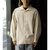 NONNOTTE Clear Heavy Broadcloth Draping Open Collar Shirt Type A N-26S-002画像