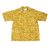 Workers Open Collar Shirt Fish Block Print画像