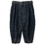 PORTER CLASSIC BLACK LINEN BEBOP PANTS PC-021-3888画像