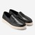 COLE HAAN PINCH LONG WEEKENDER PENNY LOAFER BLACK/ANGORA C42732画像