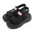 HUNTER WOMENS CITY REBEL ELASTIC SANDAL BLACK WFF3122ELA画像