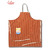 COOKMAN Long Apron Herringbone Stripe Brick 233-61936画像