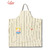 COOKMAN Long Apron Herringbone Stripe Cream 233-61934画像