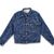 graphzero JEAN JACKET -WWⅡ 1ST- かせ染め GRN GZ-SKGJ1ST-GRN画像