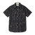 SUGAR CANE Lot No. SC39702 / FICTION ROMANCE 8.5oz. BLACK WABASH STRIPE WORK SHIRT (SHORT SLEEVE)画像