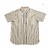 SUGAR CANE COTTON LINEN DOBBY HERRINGBONE STRIP S/S WORK SHIRT SC39727画像
