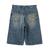 AVIREX GOALERS EMBROIDERY DENIM SHORTS 7836213002画像
