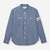 MOMOTARO JEANS TRIPLE STITCH L/S CHAMBRAY SHIRT(TWO STRIPES) MMLS3000画像