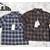 COLIMBO HUNTING GOODS Modest Open Collar Shirt "Indigo Ombre Check" ZB-0304画像